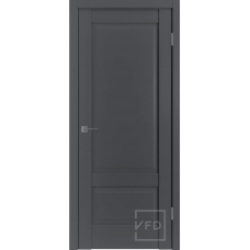 Дверь межкомнатная ВФД Эмалекс EР2 графит, глухое полотно